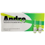 Andro (Nas Pharma) Тестостерон Енантат - 10амп. 250мг.
